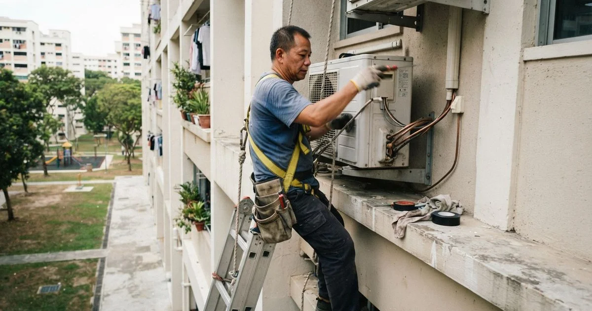 Aircon repair and installation safety: what a professional does differently