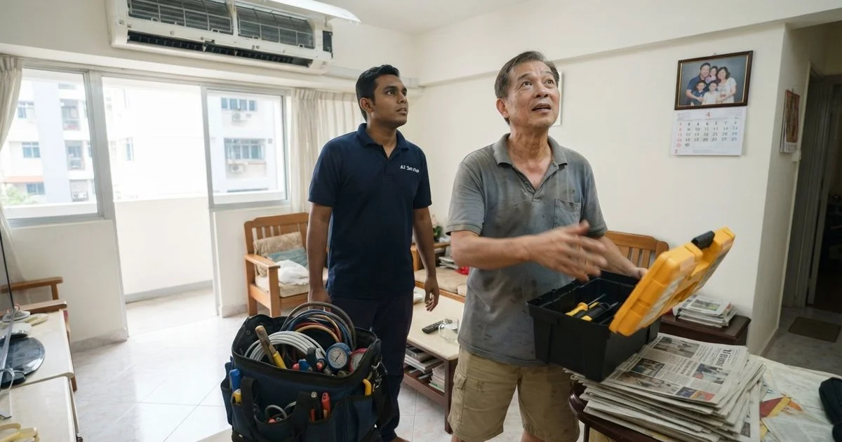 Aircon repair in Singapore: DIY vs calling a professional, and how long it takes